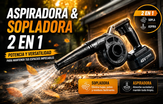 Aspiradora & Sopladora 2 en 1